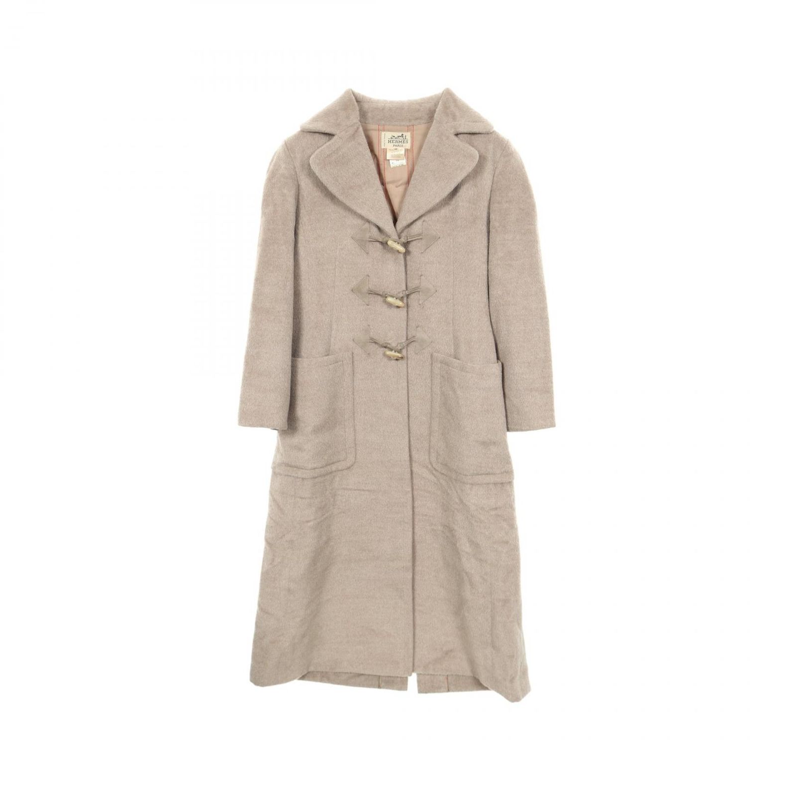 エルメス HERMES ダッフルコート ウール メンズ B