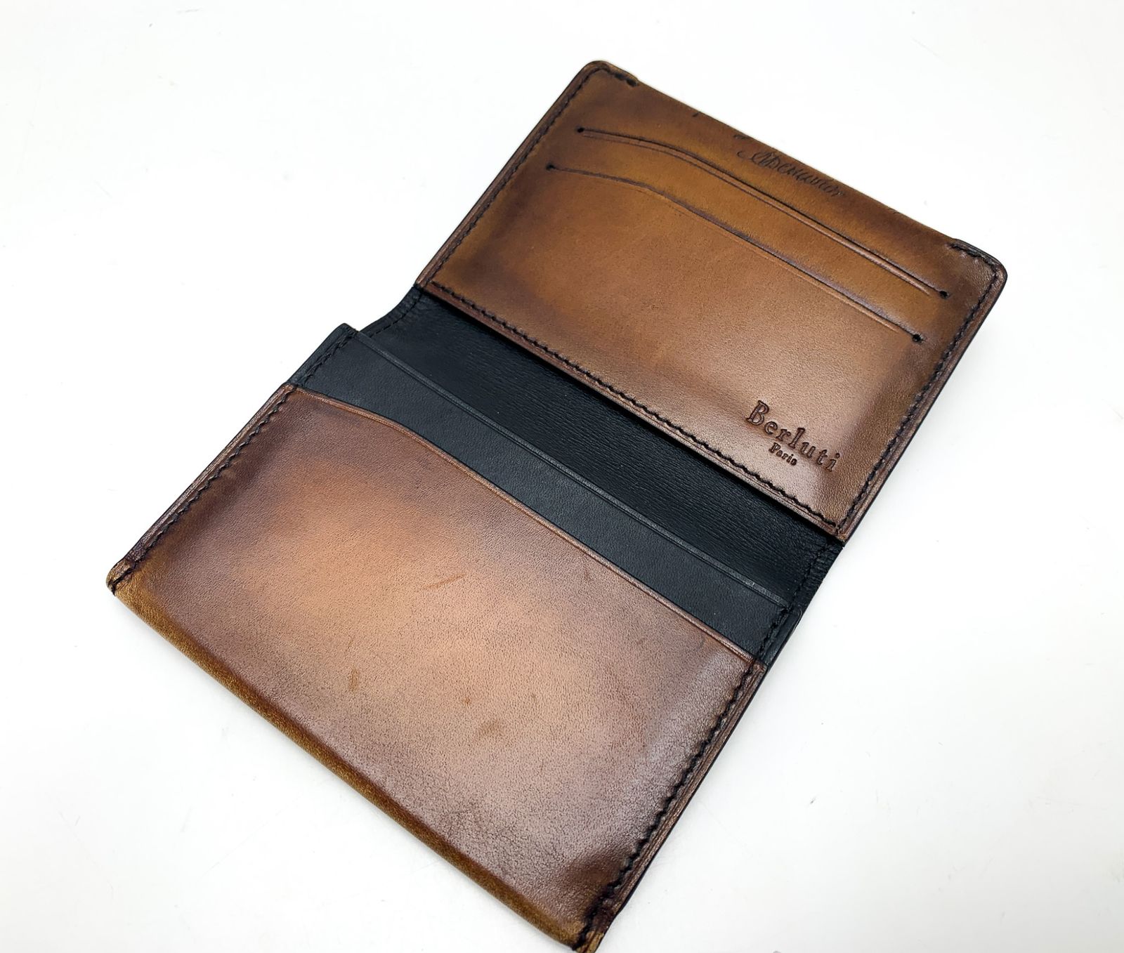 BERLUTI ベルルッティ カリグラフィ インブイア フラップタイプ カード