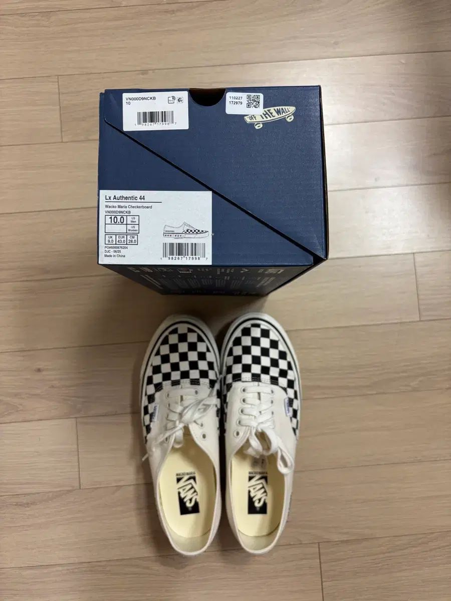 ワコマリア x ヴァンズ アセンティック 44 チェッカーボード 280