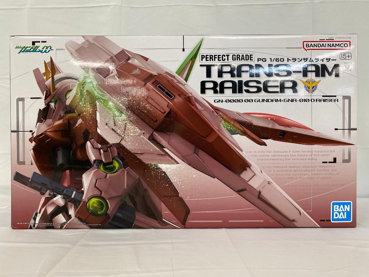 新品未使用 PG ＧＮ-００００トランザムライザー ガンダム00 ♪【未開封】1/60 PG GN-0000+GNR-010 トランザムライザー 「機動戦士
