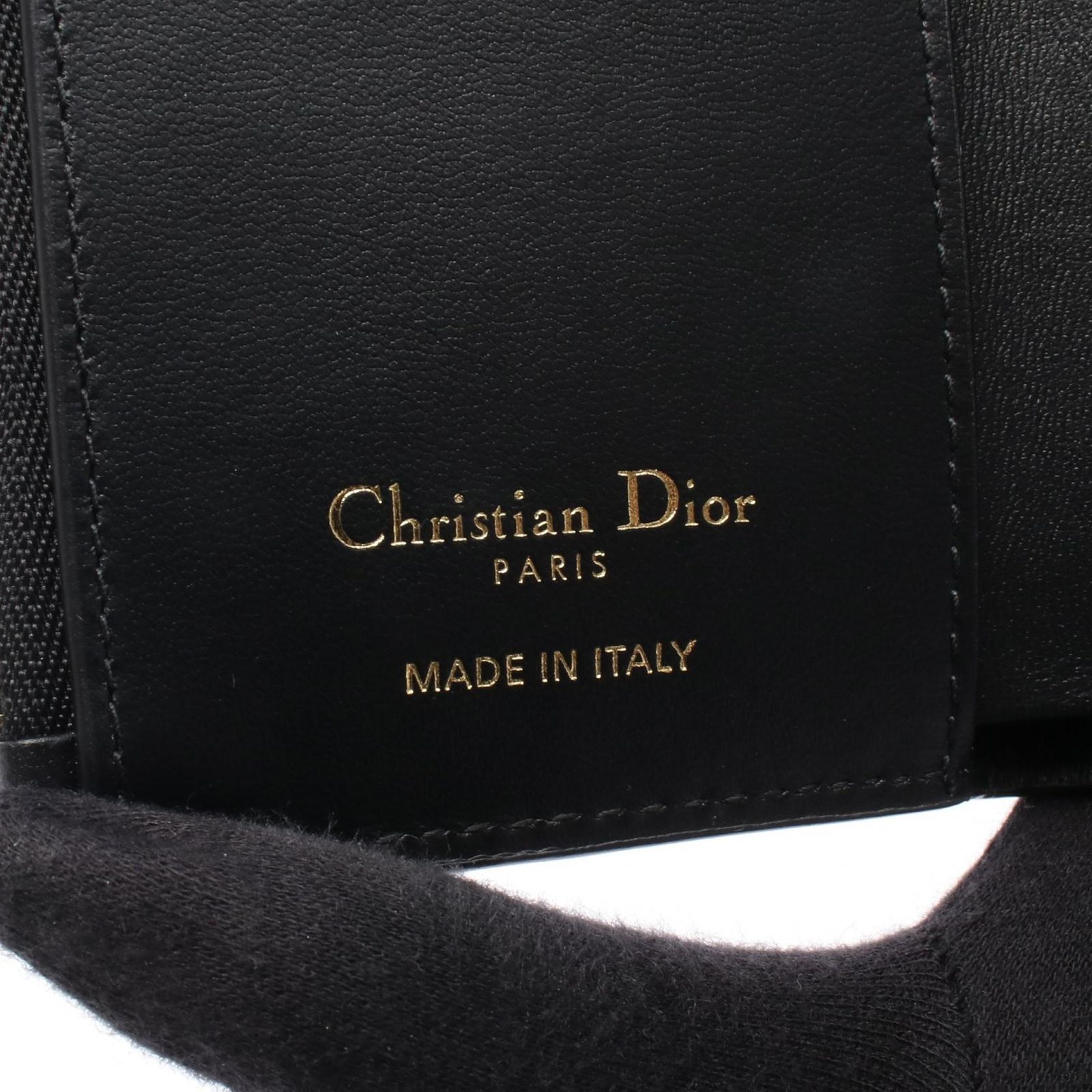ディオール Dior 三つ折り財布 サドル ロータスウォレット