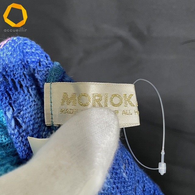 wnc モリオカサチコ 森岡幸子 スカート 青 ピンク 緑 ロング ニット