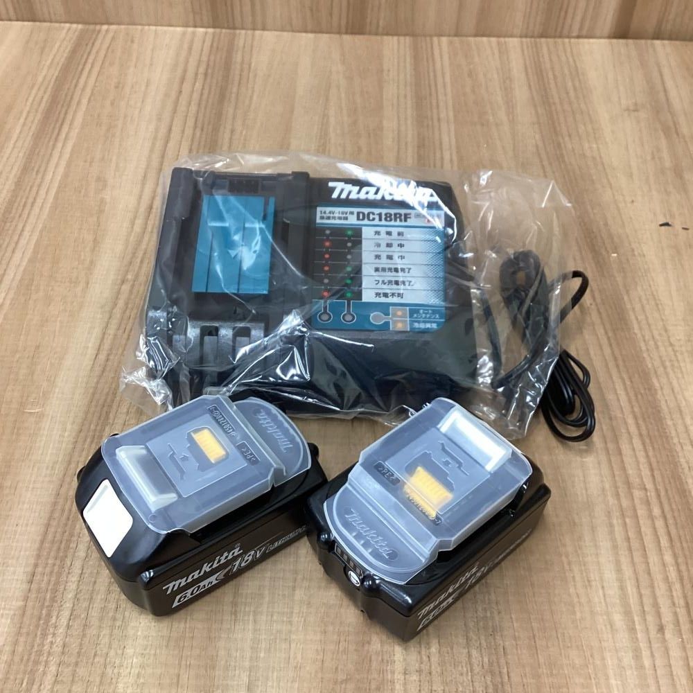 未使用品makita⁄マキタ BL1860B×2+DC18RF 未使用 マキタ BL1860B×
