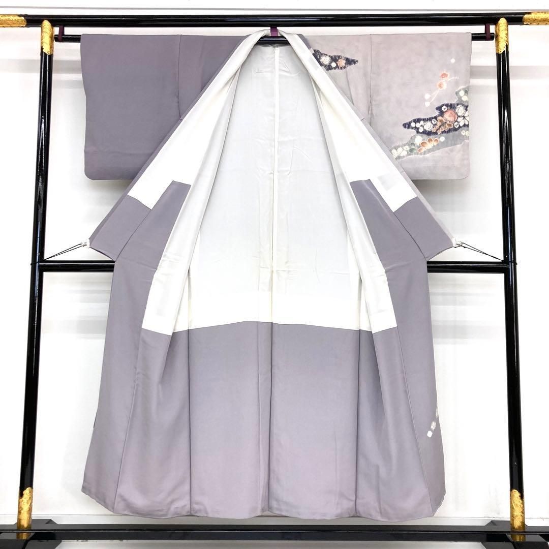 着物と帯 時流 H 241109◆正絹 訪問着◆滝泰 おぼろ染め 辻ヶ花 紋なし