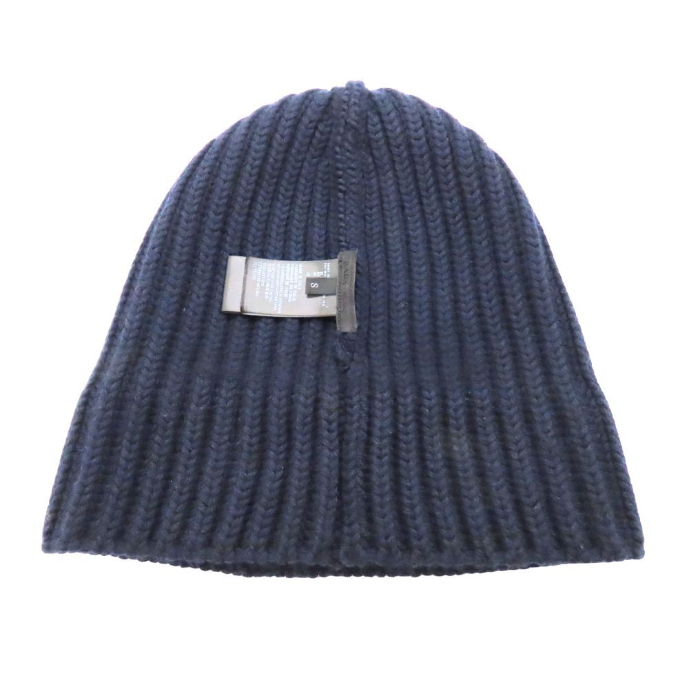 中古】PRADA プラダ ニット帽 ウールビーニー 2HC390 Sサイズ 57cm 紺
