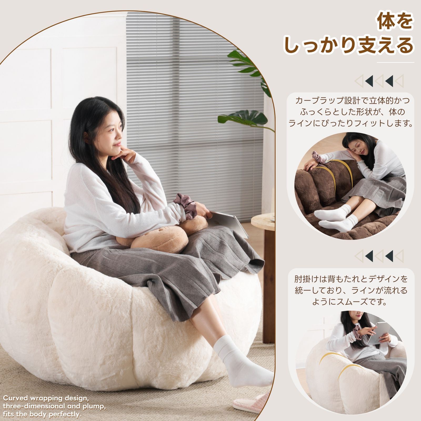 一人掛けソファ】圧縮ソファ クッションソファー ソファー 座椅子 圧縮