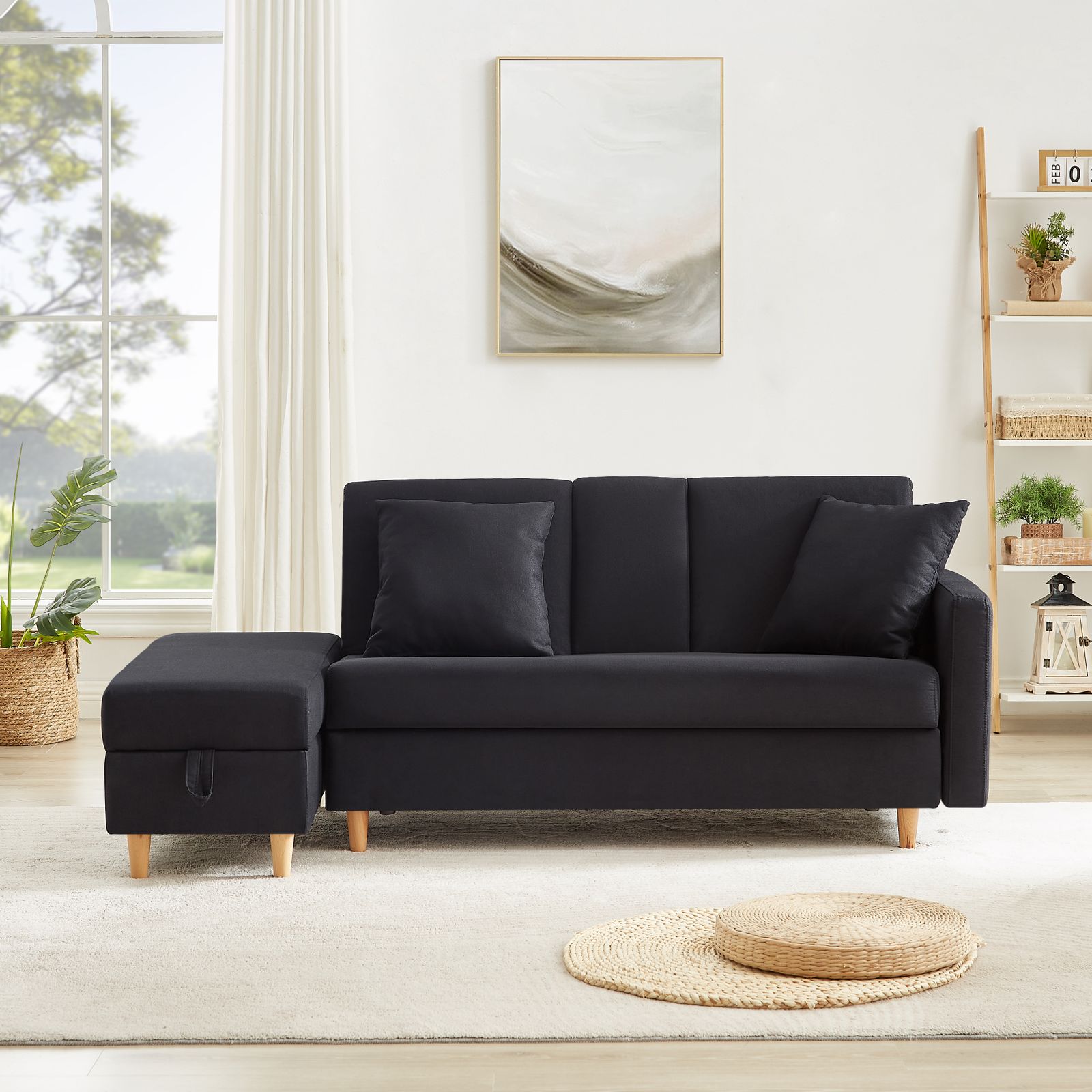 カウチソファ 3人掛け