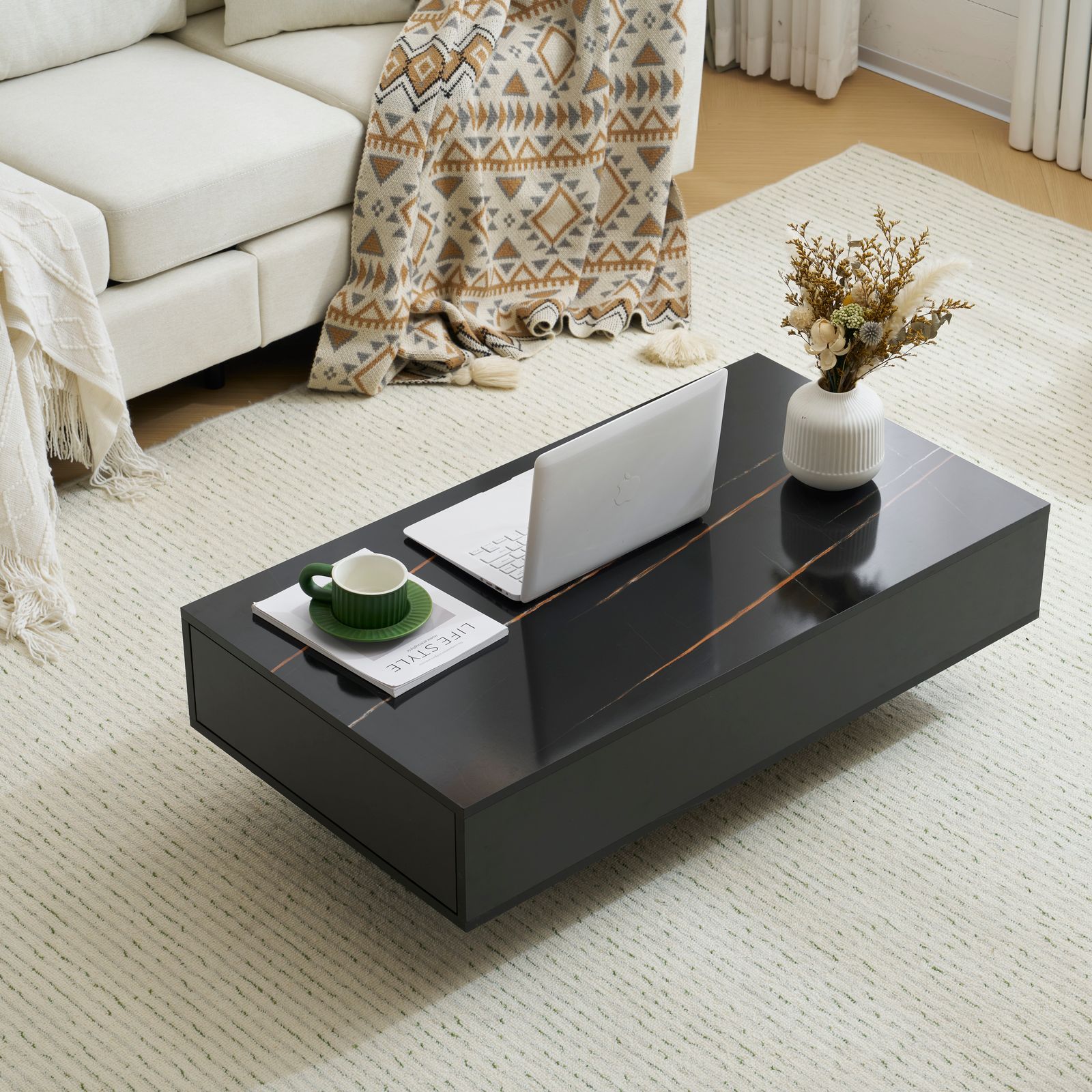 ローテーブル 収納付き テーブル パソコンテーブル センターテーブル BTM 【全品8%OFF】ローテーブル 収納付き テーブル センターテーブル