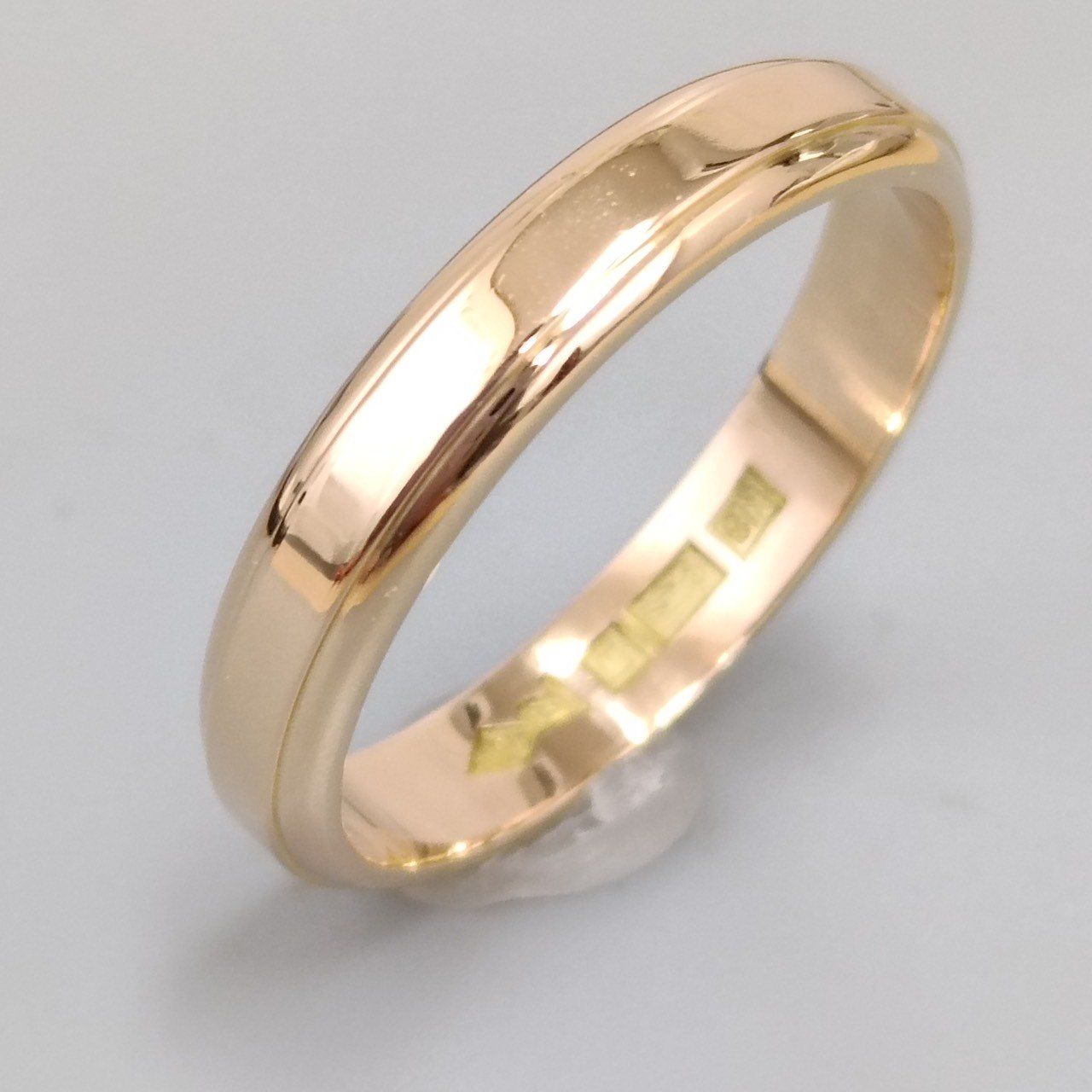 18金 K 18 男女兼用 造幣局 セイコージュエリー 平打ちリング 3.43ｇ 14号 E 58