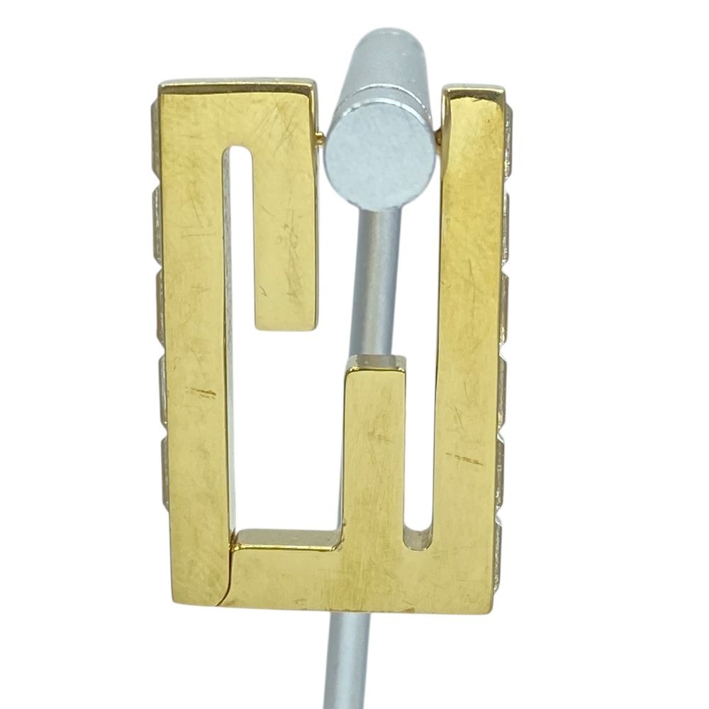 フェンディ FFロゴ ラインストーン ピアス ジュエリー アクセサリー