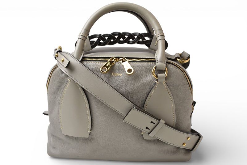 クロエ ショルダーバッグ Chloe ハンドバッグ ダリア ミディアム レザー 2 way グレー