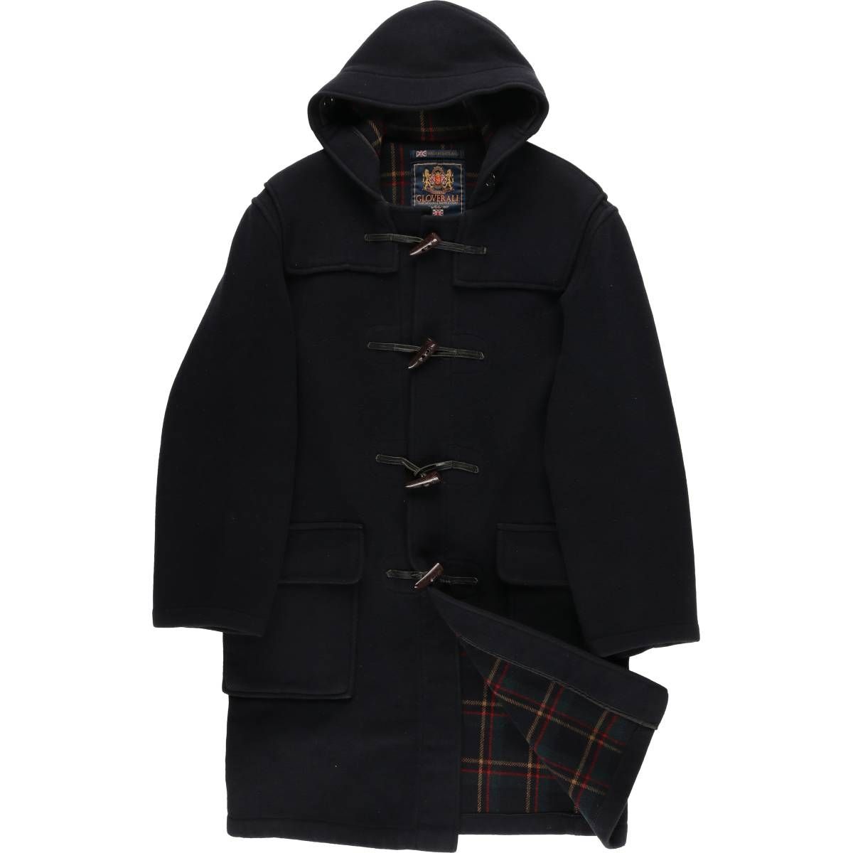 古着 グローバーオール ダッフルコート 英国製 メンズL相当 ヴィンテージ|evb 032387