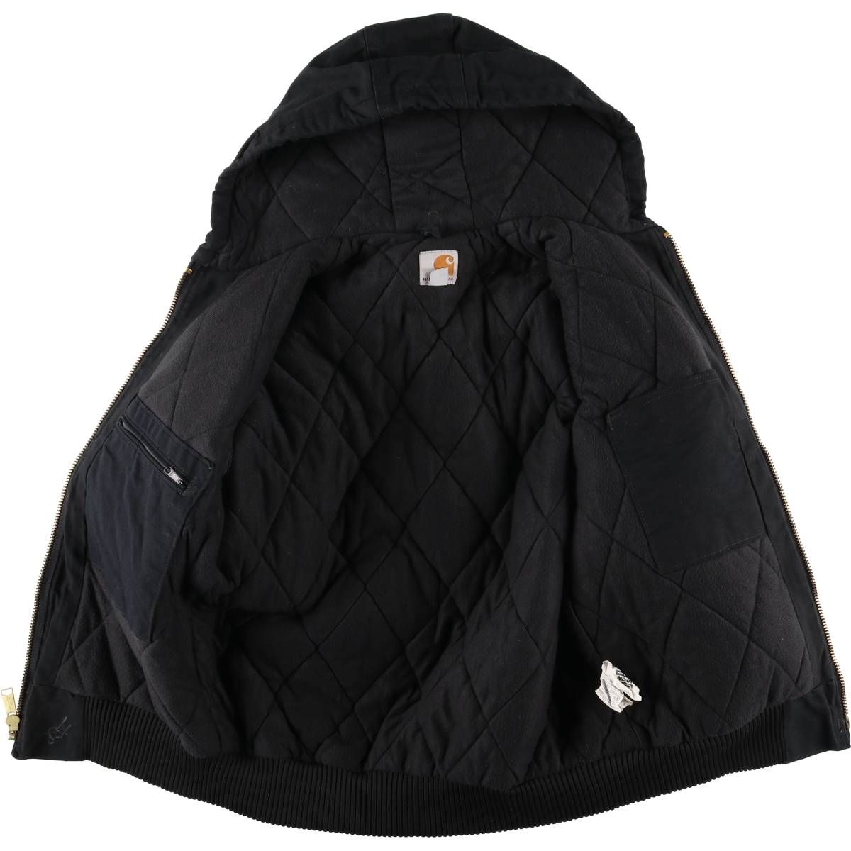 古着 カーハート Carhartt アクティブジャケット ダックフルジップ