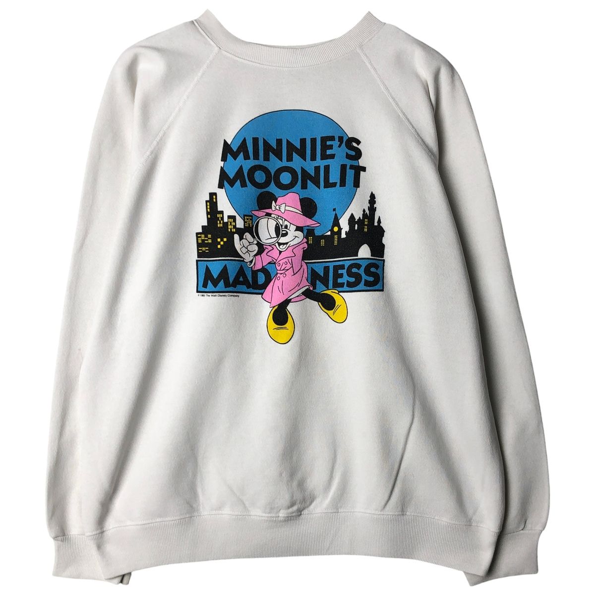 USA製！【Hanes Her Way】ヘインズ　ヴィンテージスウェット　ミニー 古着 80年代 ヘインズ Hanes 青タグ MINNIE MOUSE ミニーマウス