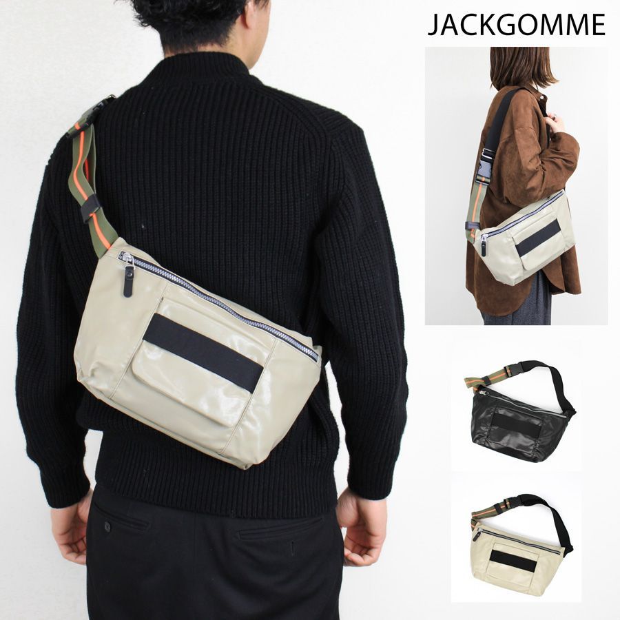 商品 JACK GOMME ジャックゴム 1756 ESO HUGO ESCAPE BUMBAG jackgomme クロスボディバッグ