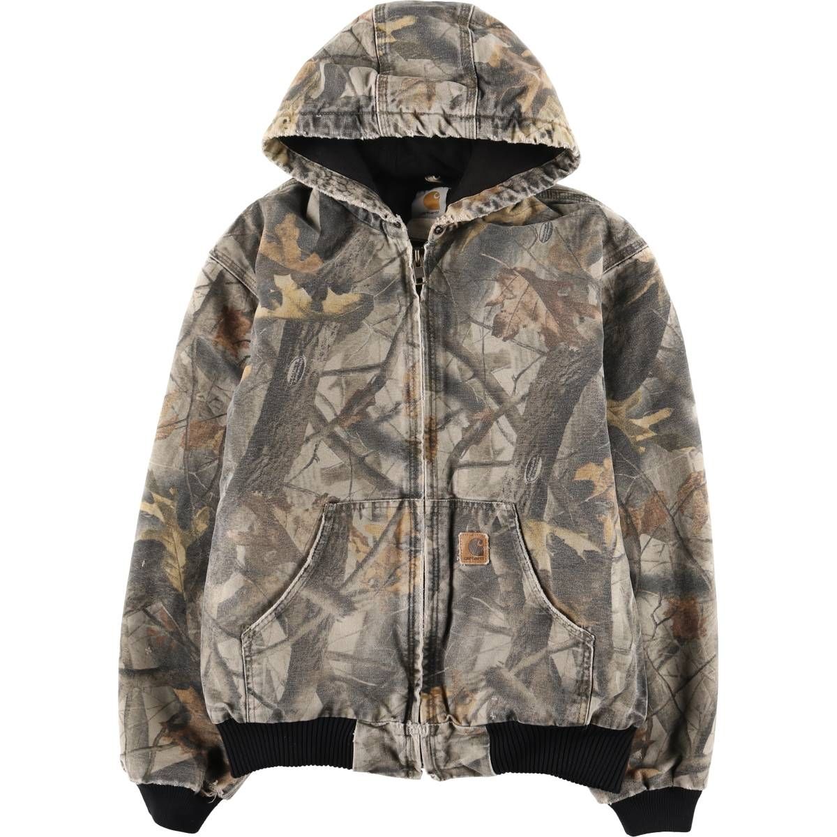 古着 00年代 カーハート Carhartt 中綿入り アクティブジャケット 迷彩