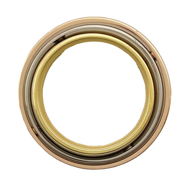 ゴールドxピンクゴールドxホワイトゴールド 750