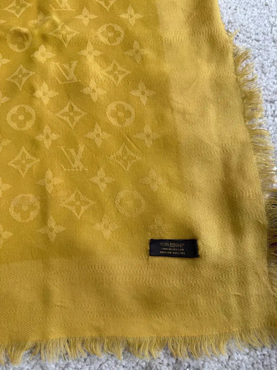 ルイヴィトン ショール マフラー 黄色