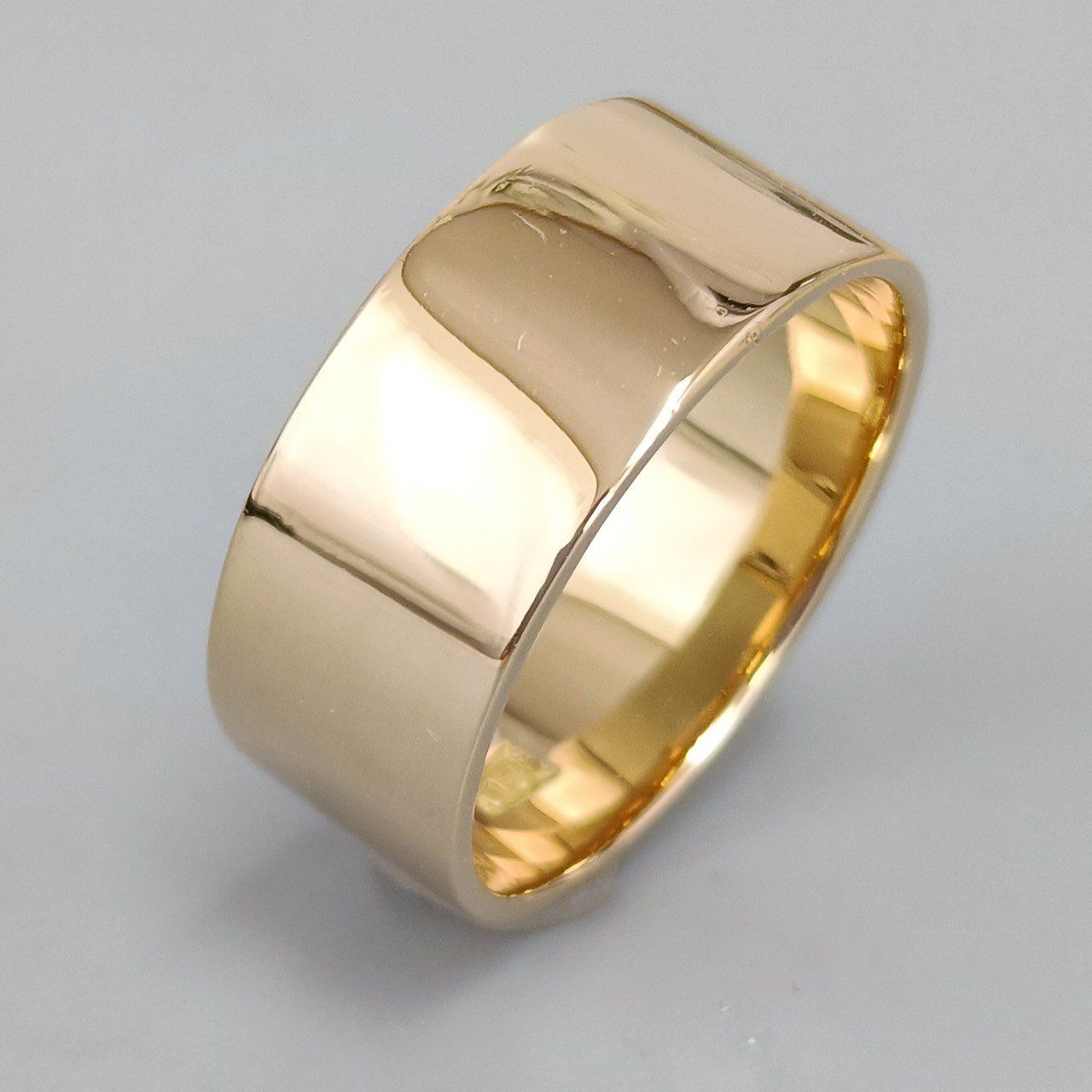18金 K 18 男女兼用 平打ちリング 6.86ｇ 13号 E 66