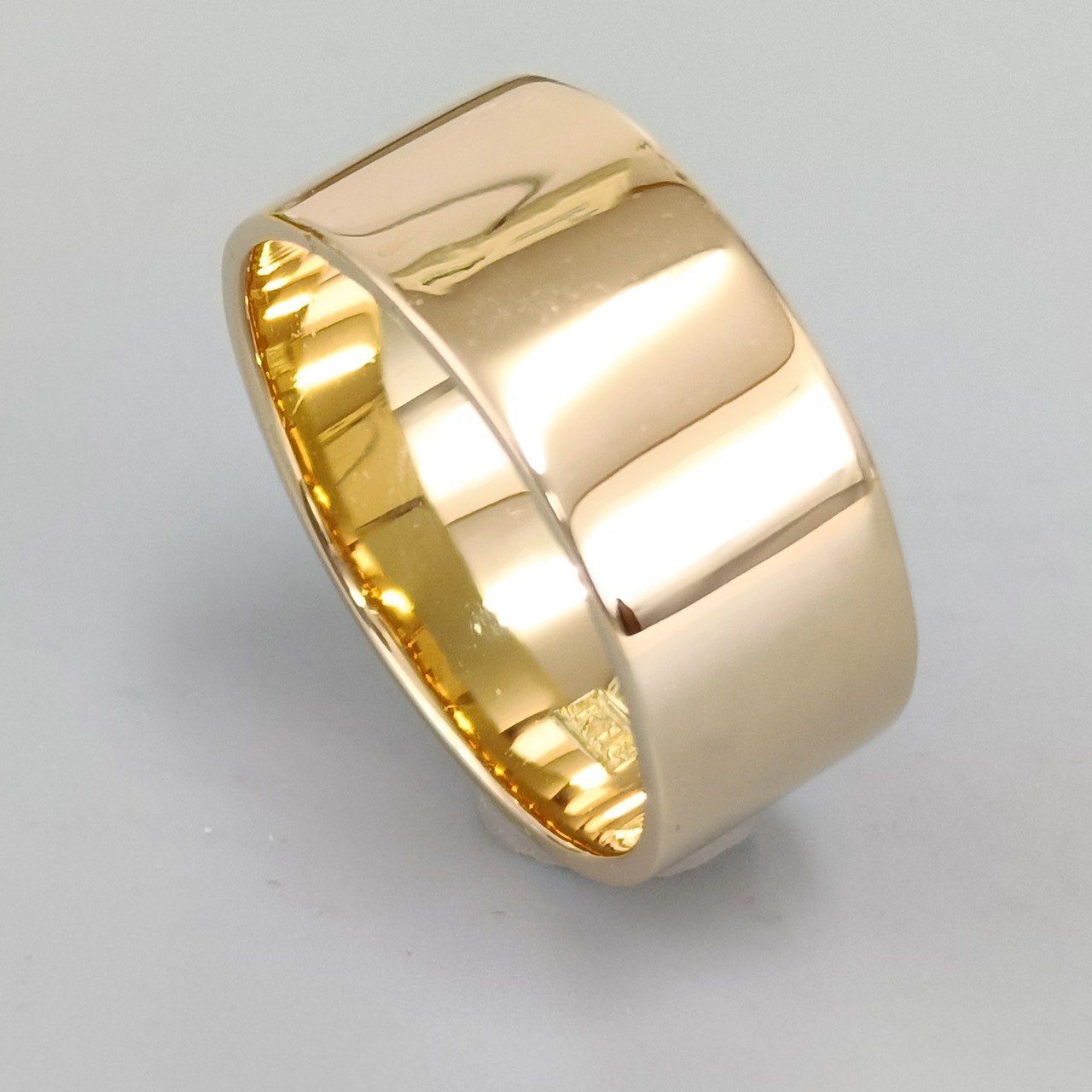 18金 K 18 男女兼用 平打ちリング 6.86ｇ 13号 E 66