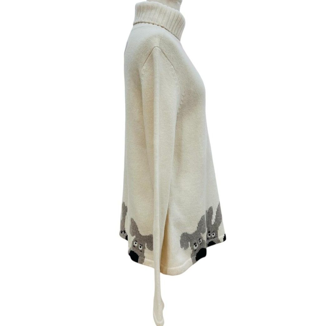 新品未使用ミエコウエサコ  セーター40 MIEKO UESAKO ミエコウエサコ タートルネック ニット セーター