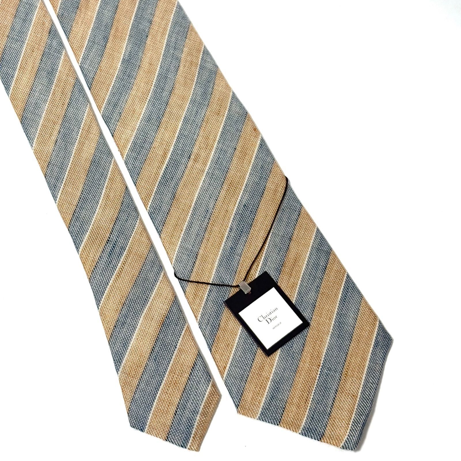 未使用・タグ付き✨クリスチャンディオール ネクタイ ストライプ