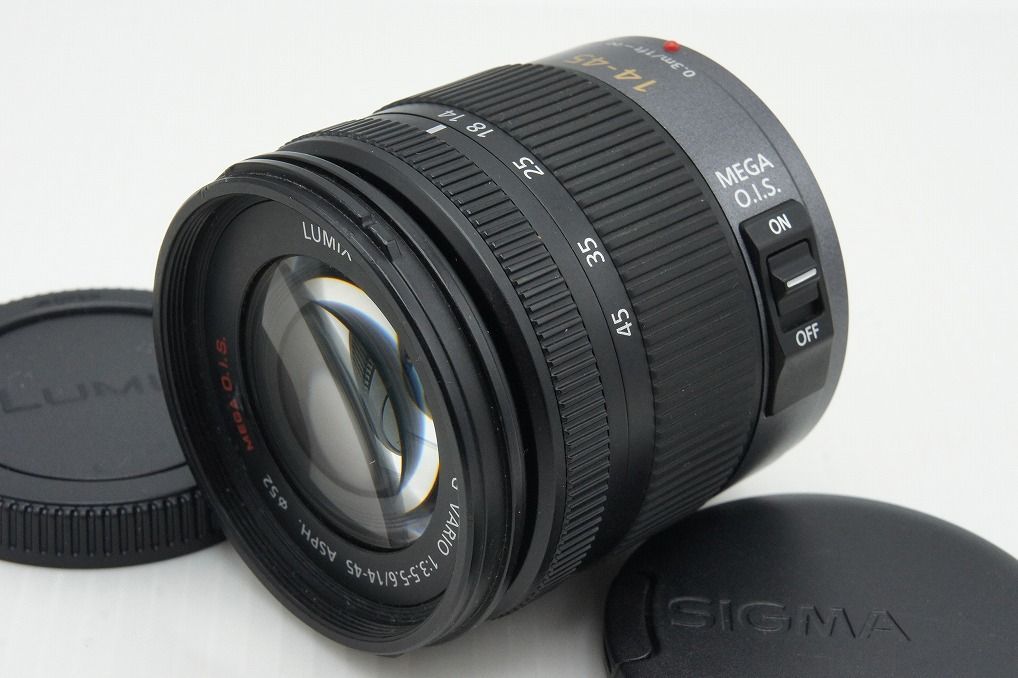 Panasonic LUMIX G VARIO 14-45 mm F 3.5-5.6 ASPH. MEGA O.I.S. H- マイクロフォーサーズ 260107 ae