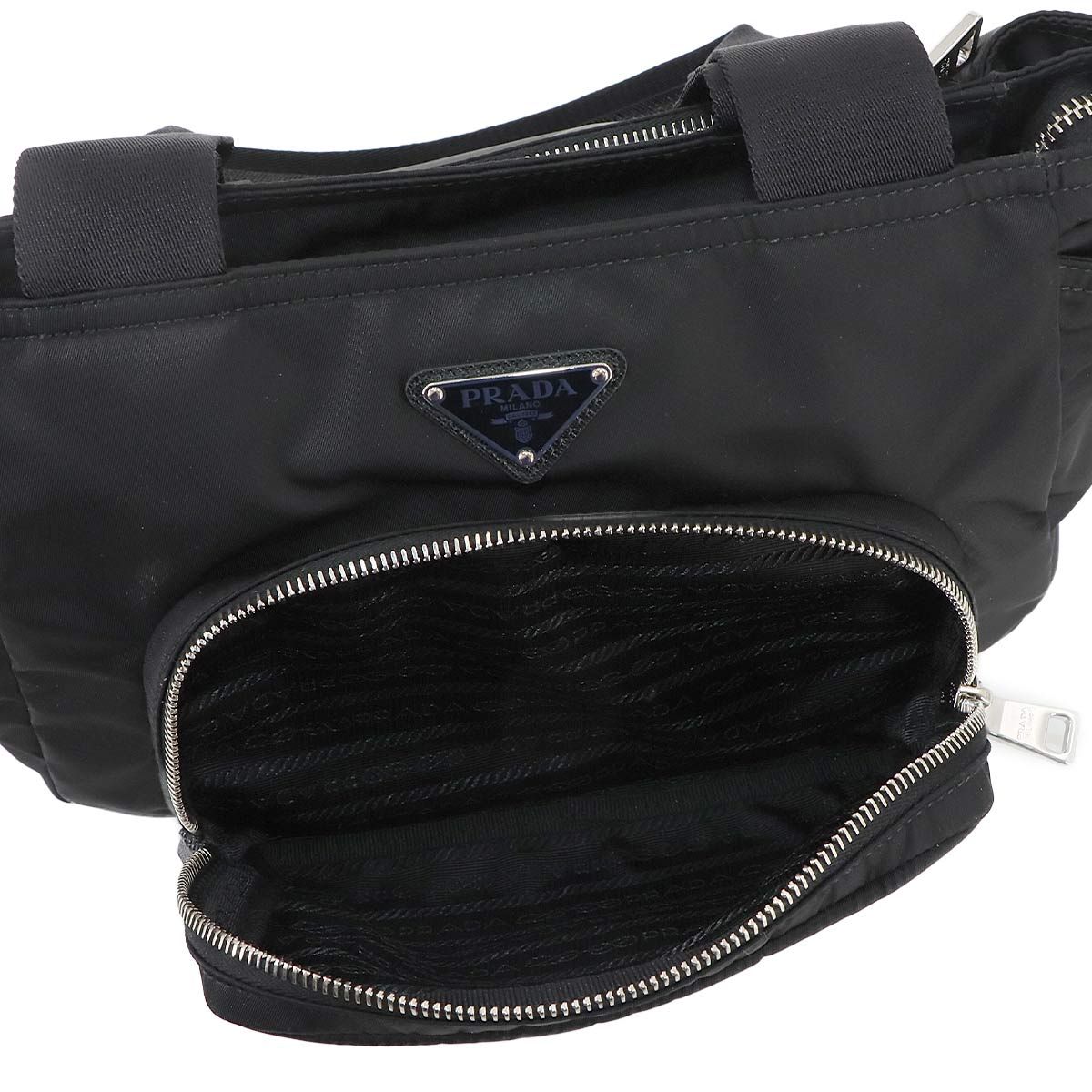 未使用 展示品 プラダ PRADA 2way トート ショルダー バッグ ナイロン 