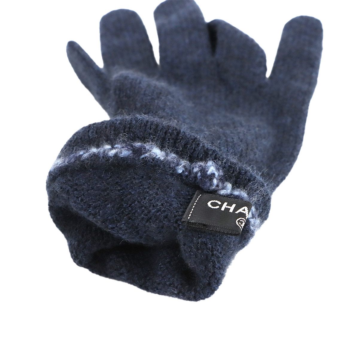 未使用 展示品 シャネル CHANEL グローブ 手袋 カシミヤ シルク