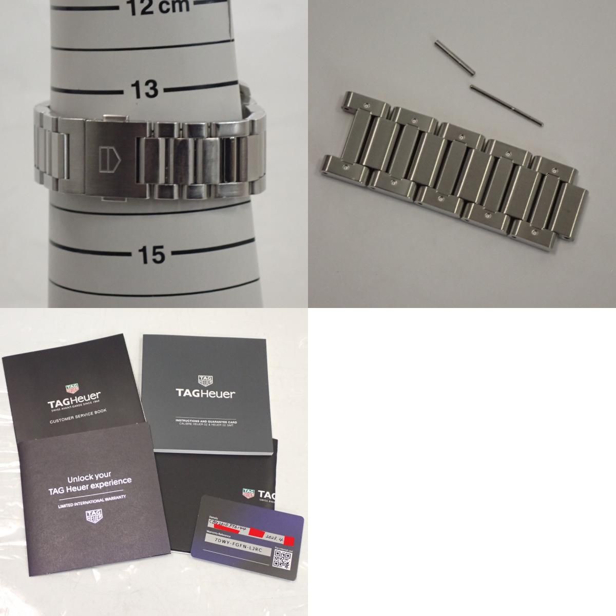  Th 667431 タグホイヤー 腕時計 カレラ ホイヤー02 クロノグラフ CBG 2010-0 自動巻き SS スケルトン文字盤 メンズ TAG HEUER その他 時計