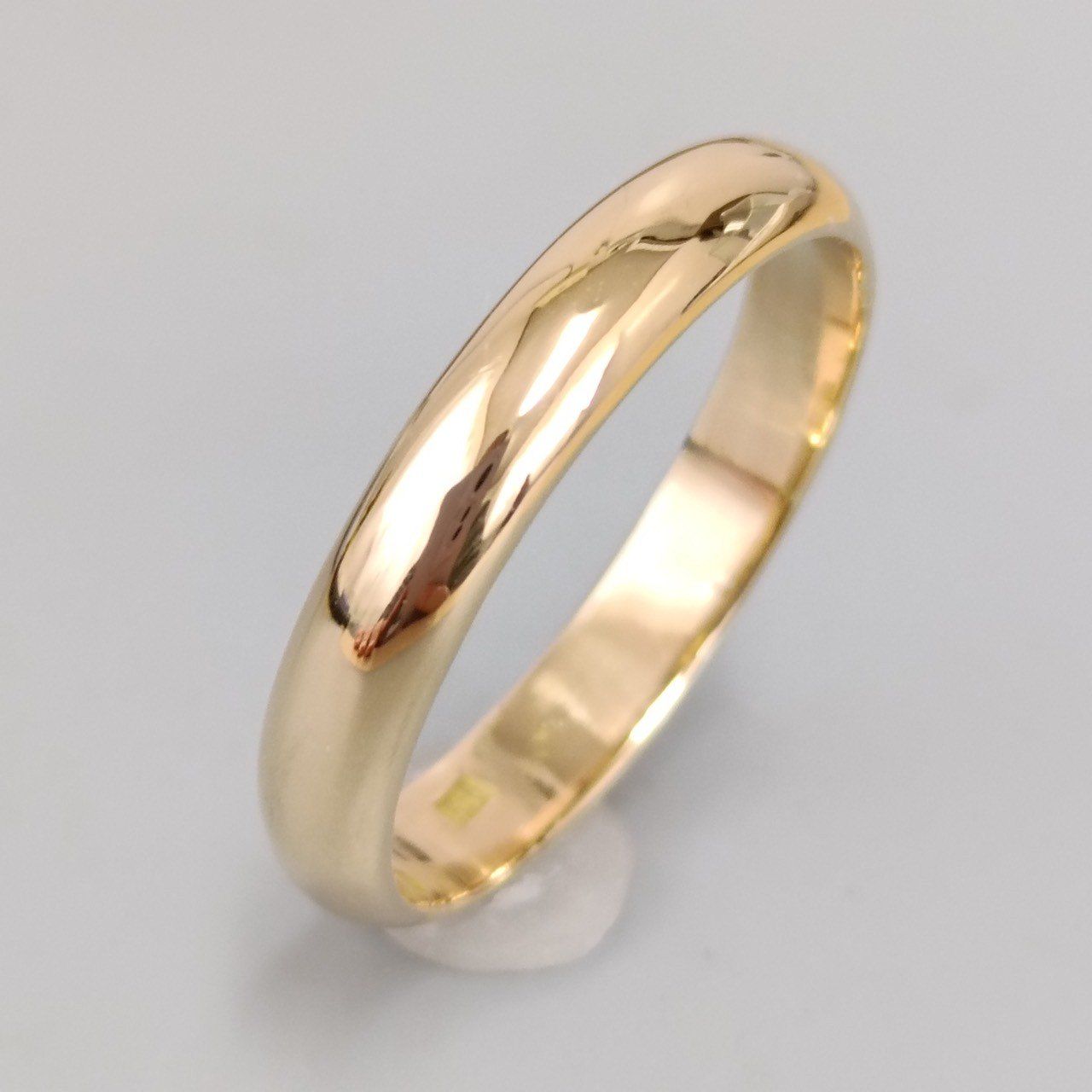 18金 K 18 男女兼用 甲丸リング 3.62ｇ 16号 E 73
