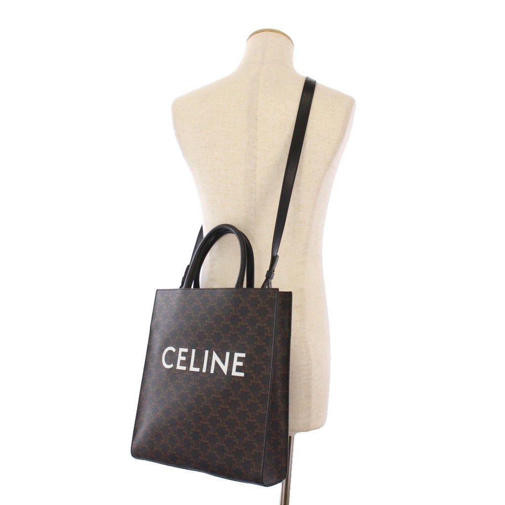 セリーヌ CELINE ミディアム バーティカルカバ トリオンフ 2WAY トート