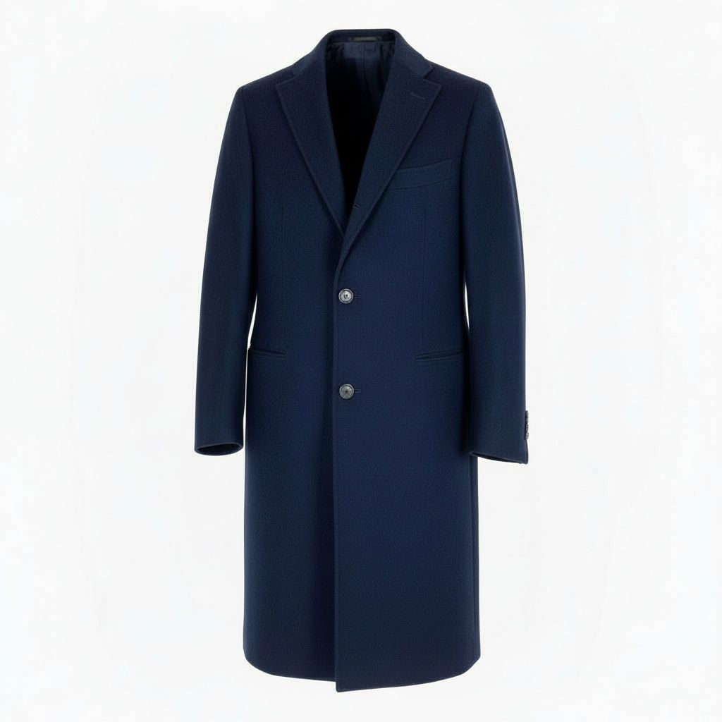 TOMORROWLAND×ロロピアーナ　ネイビーチェスターコート 30a9 TOMORROWLAND トゥモローランド Loro Piana ロロピアーナ生地