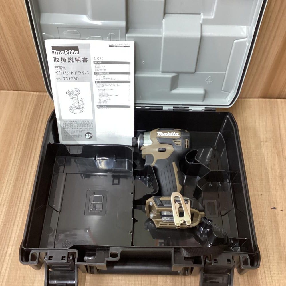 ♥品 makita|マキタ 18 V充電式インパクトドライバ ケース付 色 オーセンティックブラウン 201