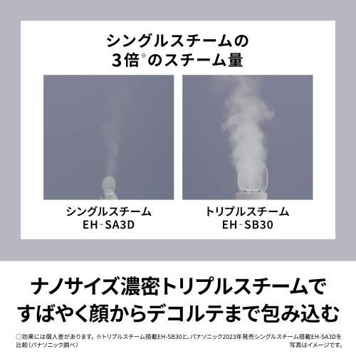  パナソニック スキンアクトスチーマートリプル EH-SB 30-W ホワイト その他 ボディ フェイスケア