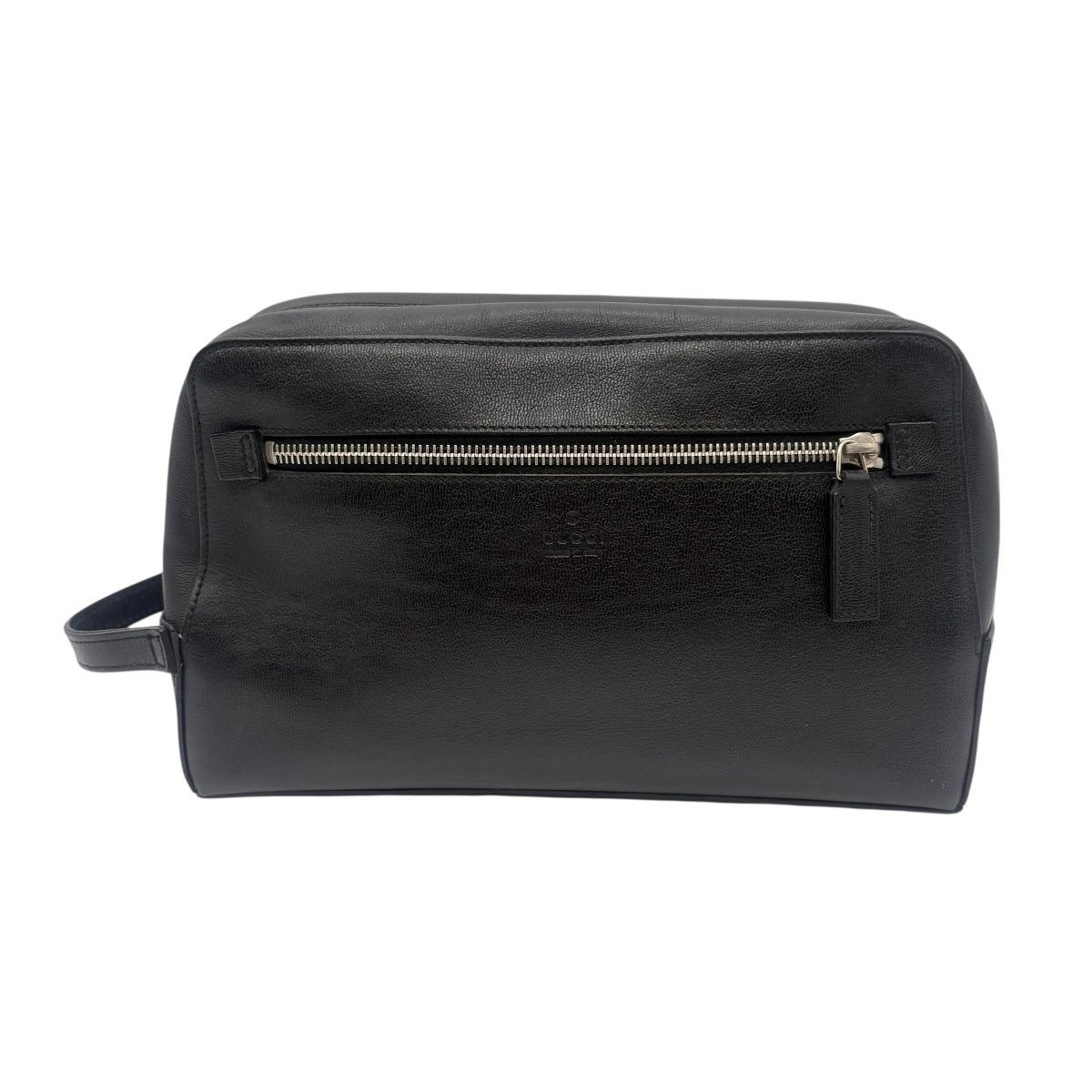 ♪3736 GUCCI グッチ セカンドバッグ 014 1133 3754 レザー ブラック クラッチバッグ