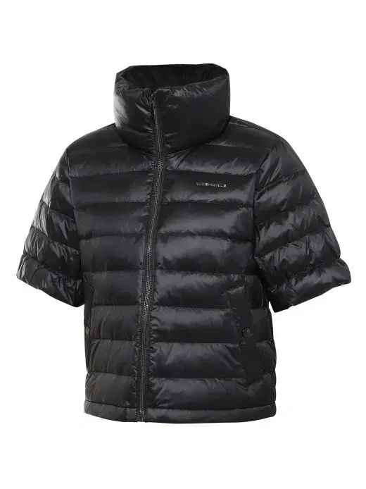 WIDE ANGLE ワイドアングル W.ANGLE レディース 半袖 ダウン ジャケット ブラック 90 95 100