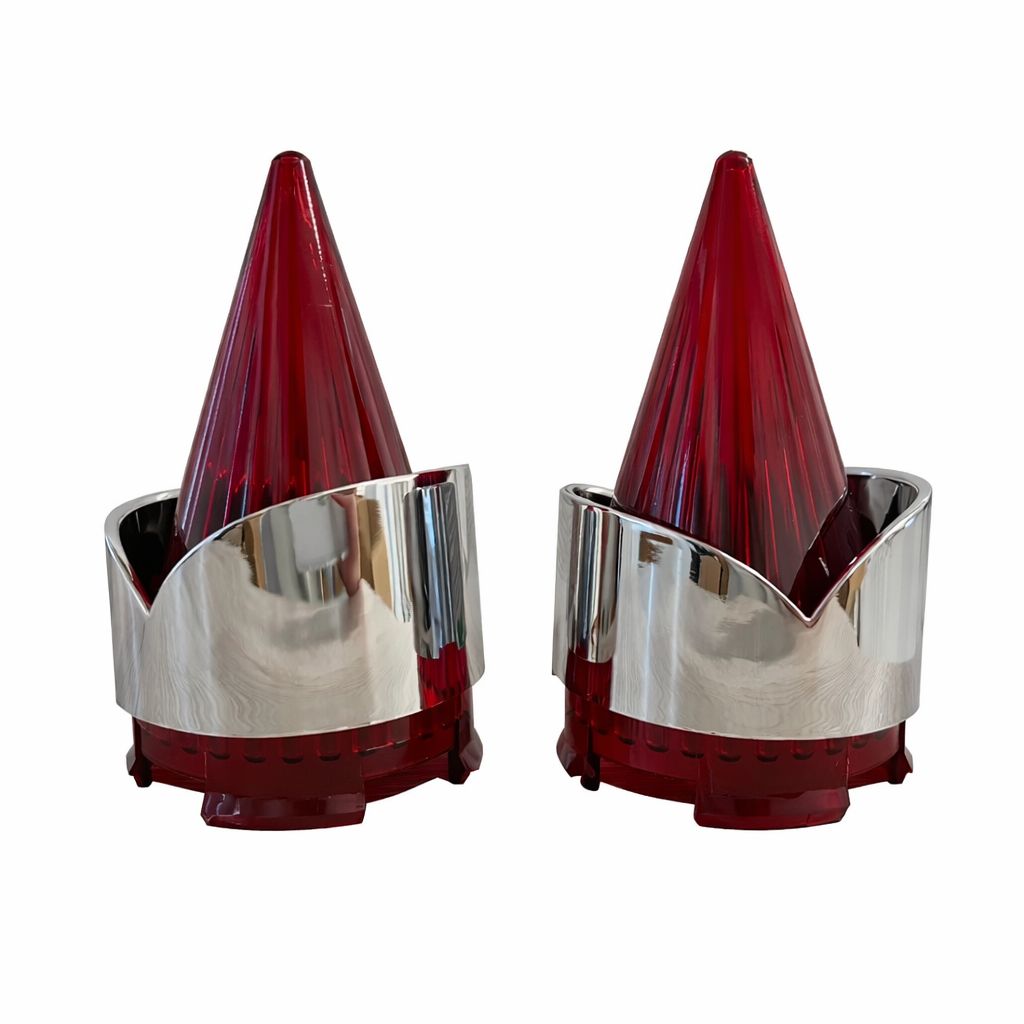ウィンカーレンズ ハーレー ロケットレンズ レッド 2個 ストリート