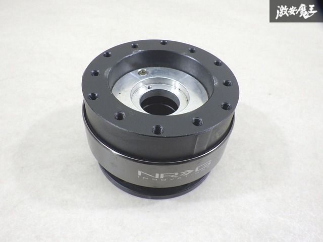 NRG Innovations ステアリングホイール ハブアダプター クイックリリース ハンドル脱着 盗難防止 ステアリング ハンドル ボス 棚7-3-D