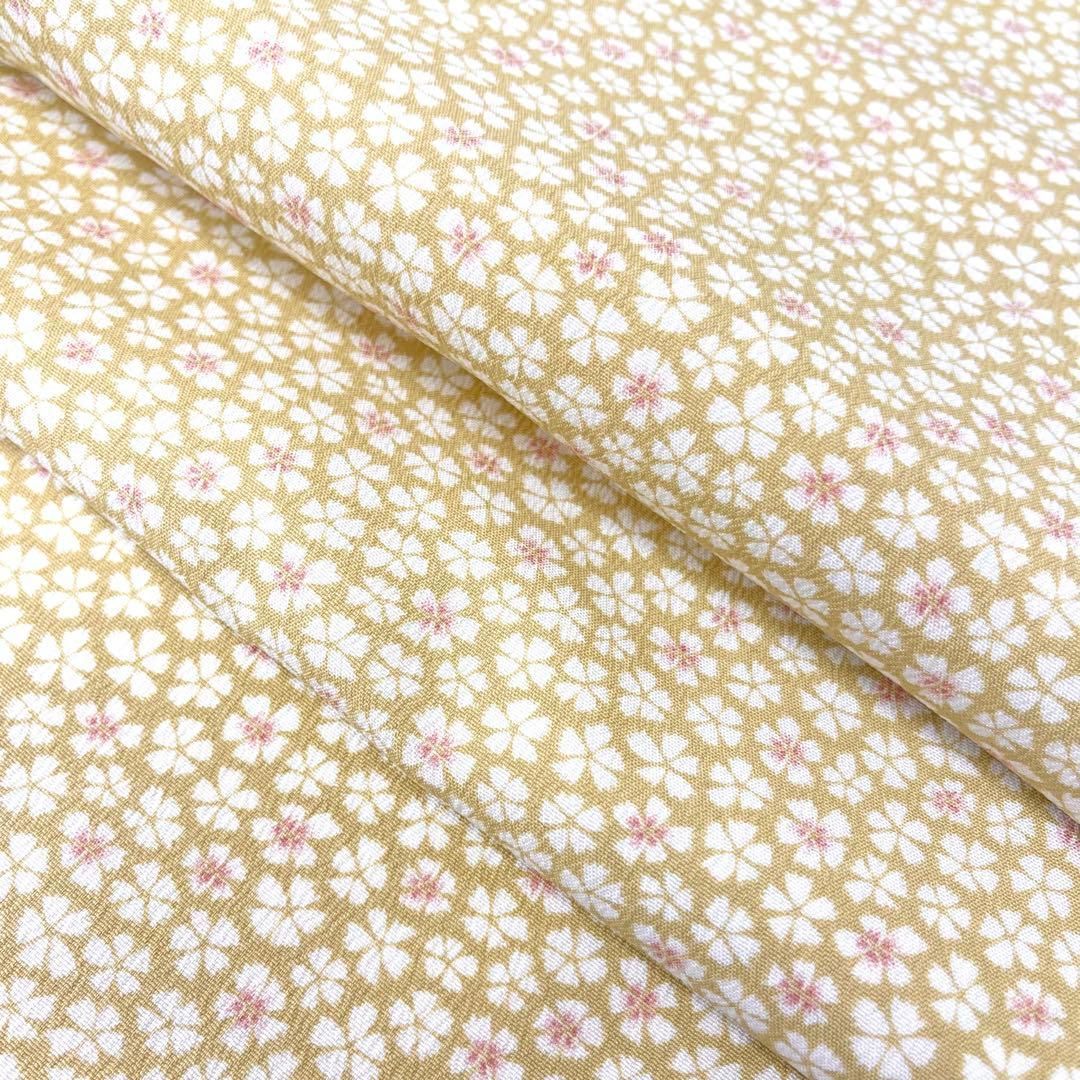 ポ241061◆洗える着物 小紋◆桜