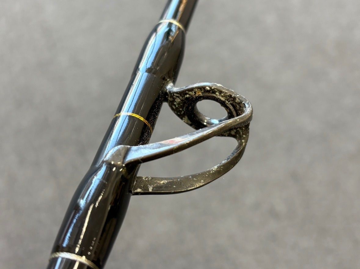 送料込み】T'ZLAC superBLACK THUNDER 大物 深海 トローリングロッド