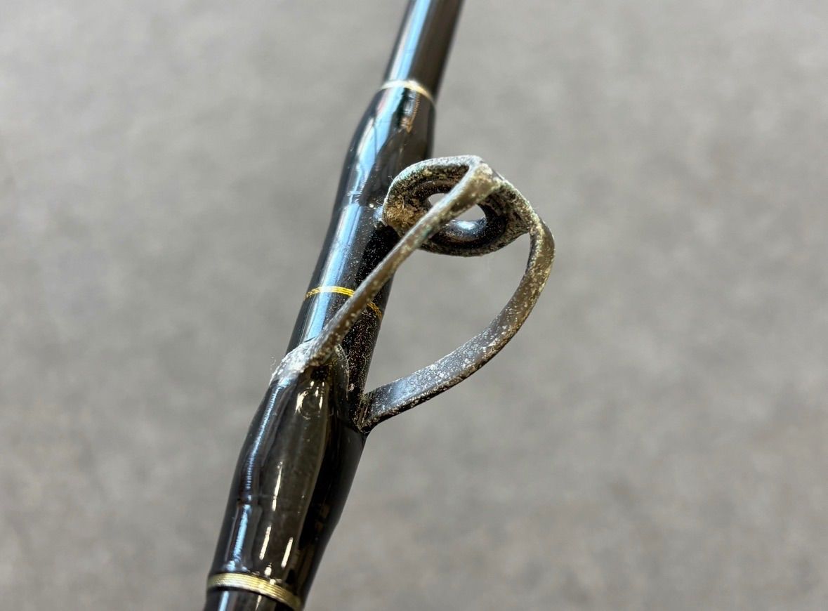 送料込み】T'ZLAC superBLACK THUNDER 大物 深海 トローリングロッド