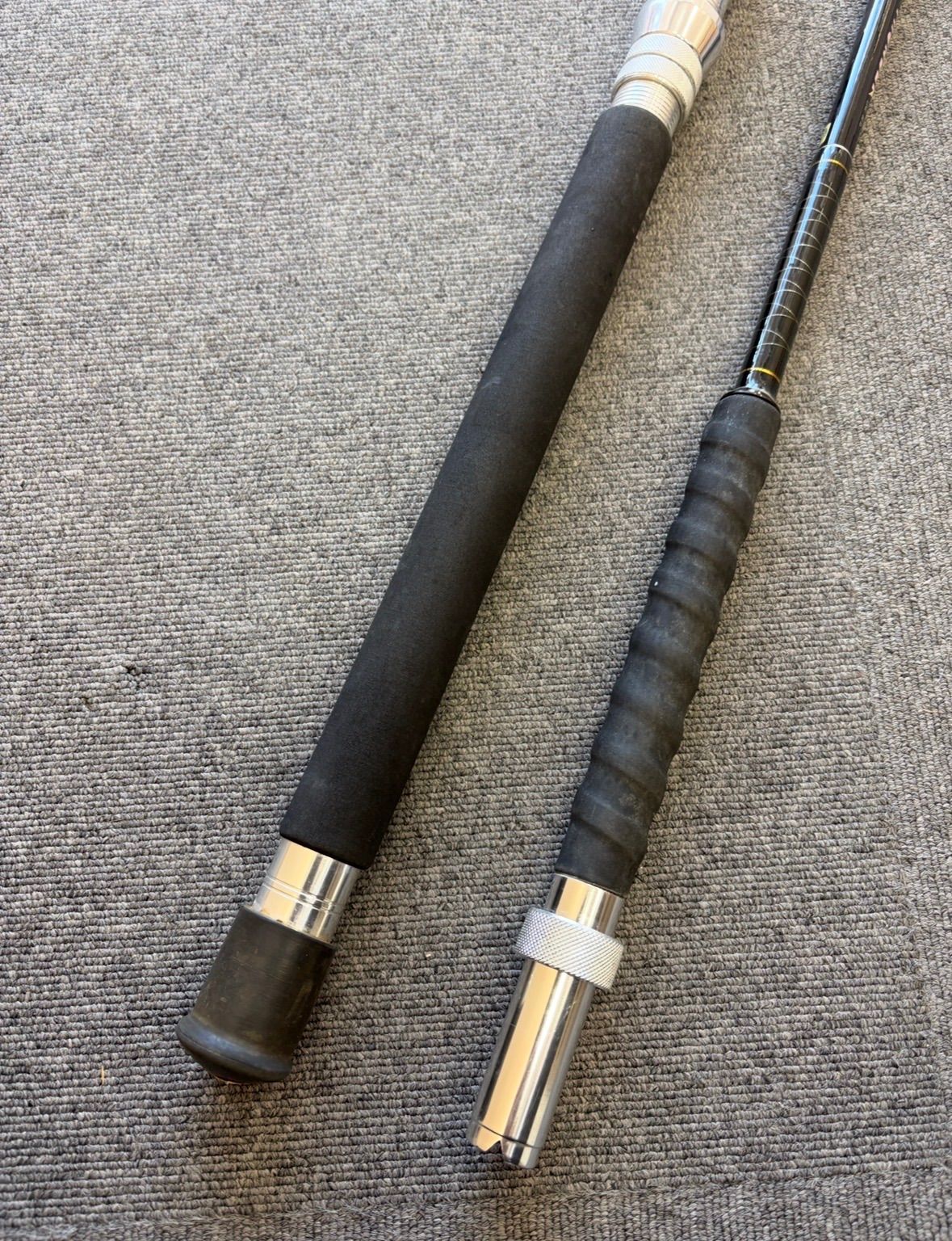 送料込み】T'ZLAC superBLACK THUNDER 大物 深海 トローリングロッド