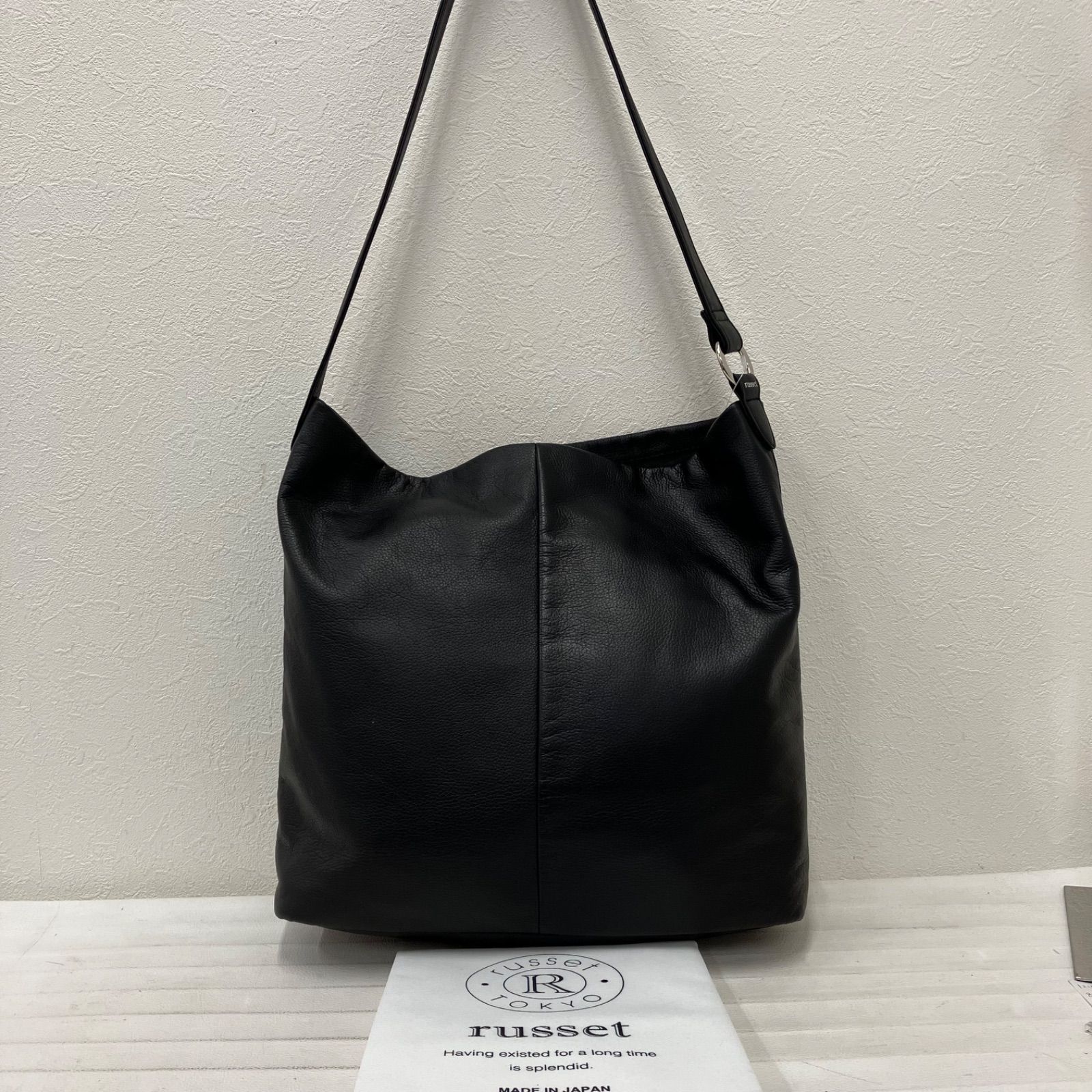 8328 russet ラシット トートバッグ ワンショルダーバッグ ブラック 黒