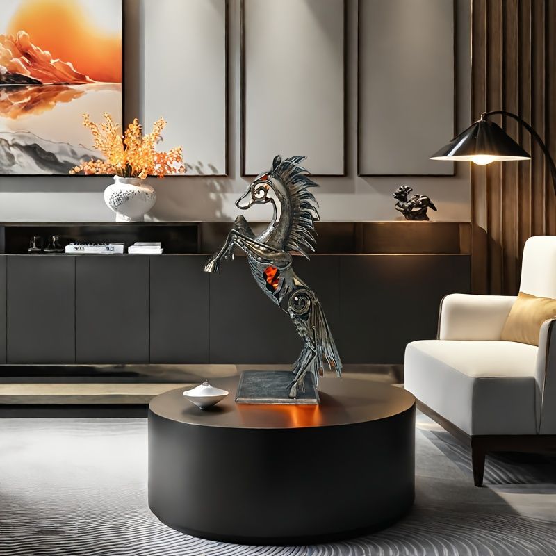  オブジェ 置物 馬 うま ウマ 干支 金属 ブロンズ シルバー メタルホース インテリア リビング ダイニング 玄関 寝室 装飾 オーナメント ユニークデザイン プレゼント ギフト オシャレ 可愛い 癒しグッズ 棚装飾 ナチュラル雑貨 置物 インテリア小物