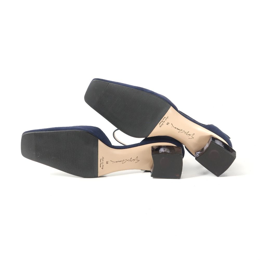 □美品□GIORGIO ARMANI ジョルジオアルマーニ パンプス サイズ38