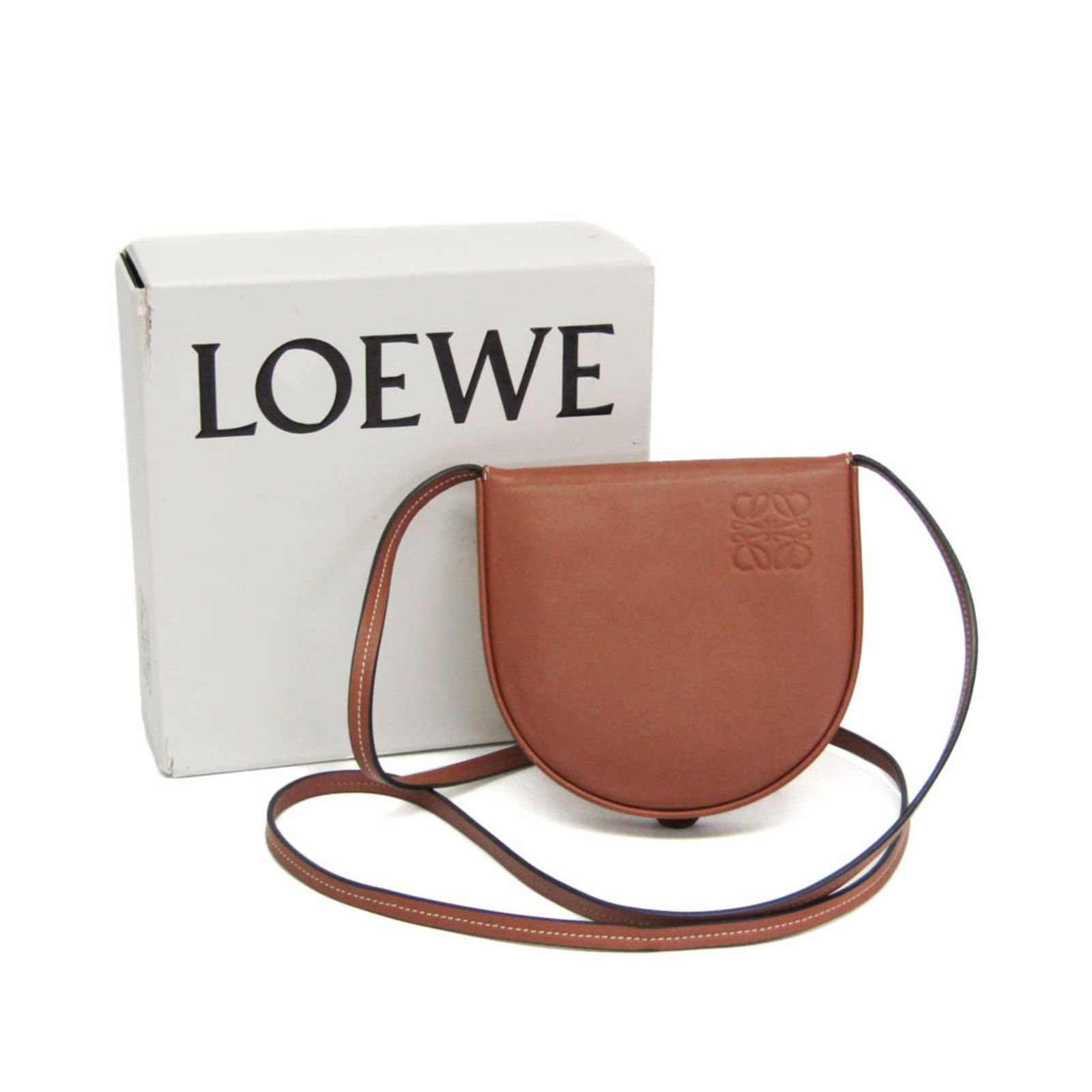 ロエベ(Loewe) ヒールポーチ スモール レディース レザー ショルダー 