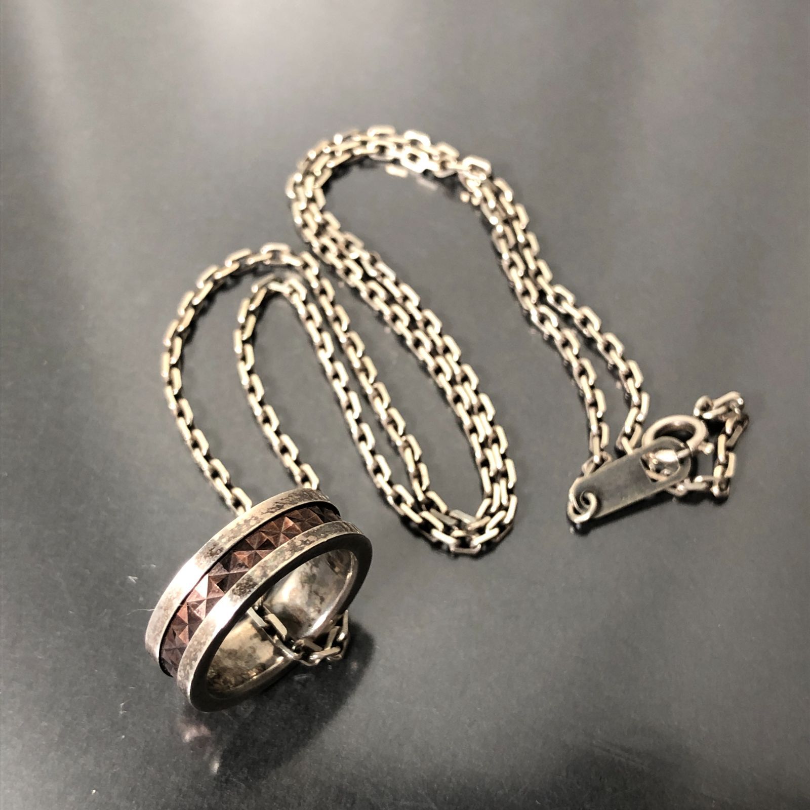 THE KISS ザ・キッス リングネックレス STERLINGSILVER 925刻印 