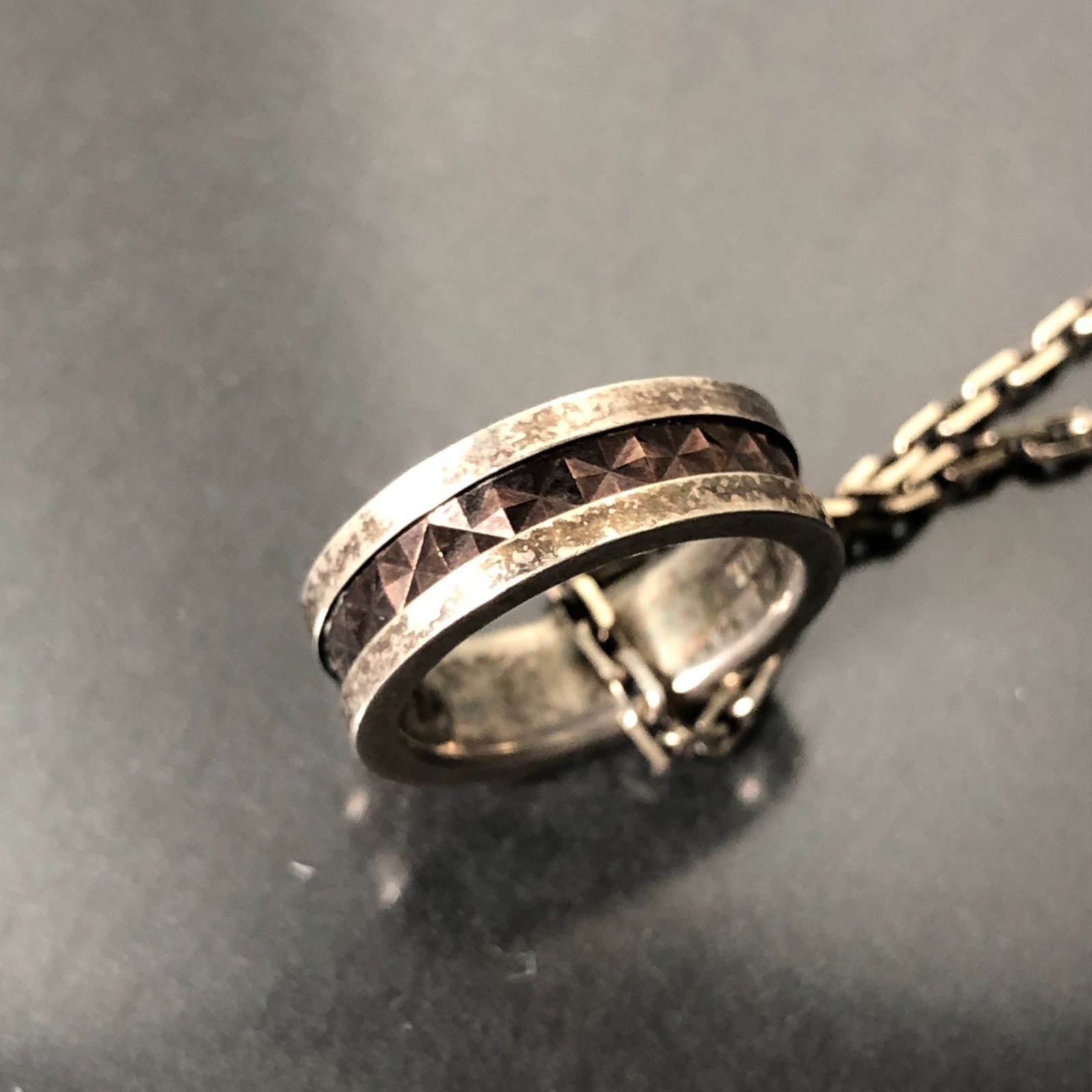 THE KISS ザ・キッス リングネックレス STERLINGSILVER 925刻印 