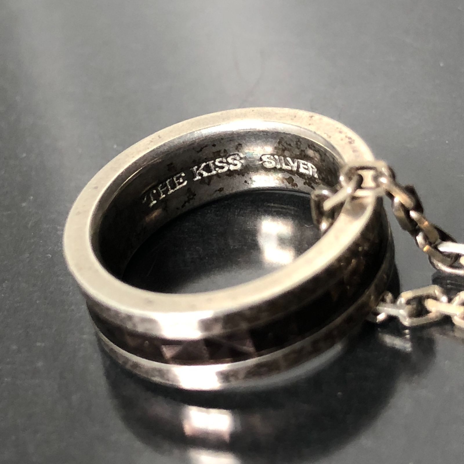 THE KISS ザ・キッス リングネックレス STERLINGSILVER 925刻印 